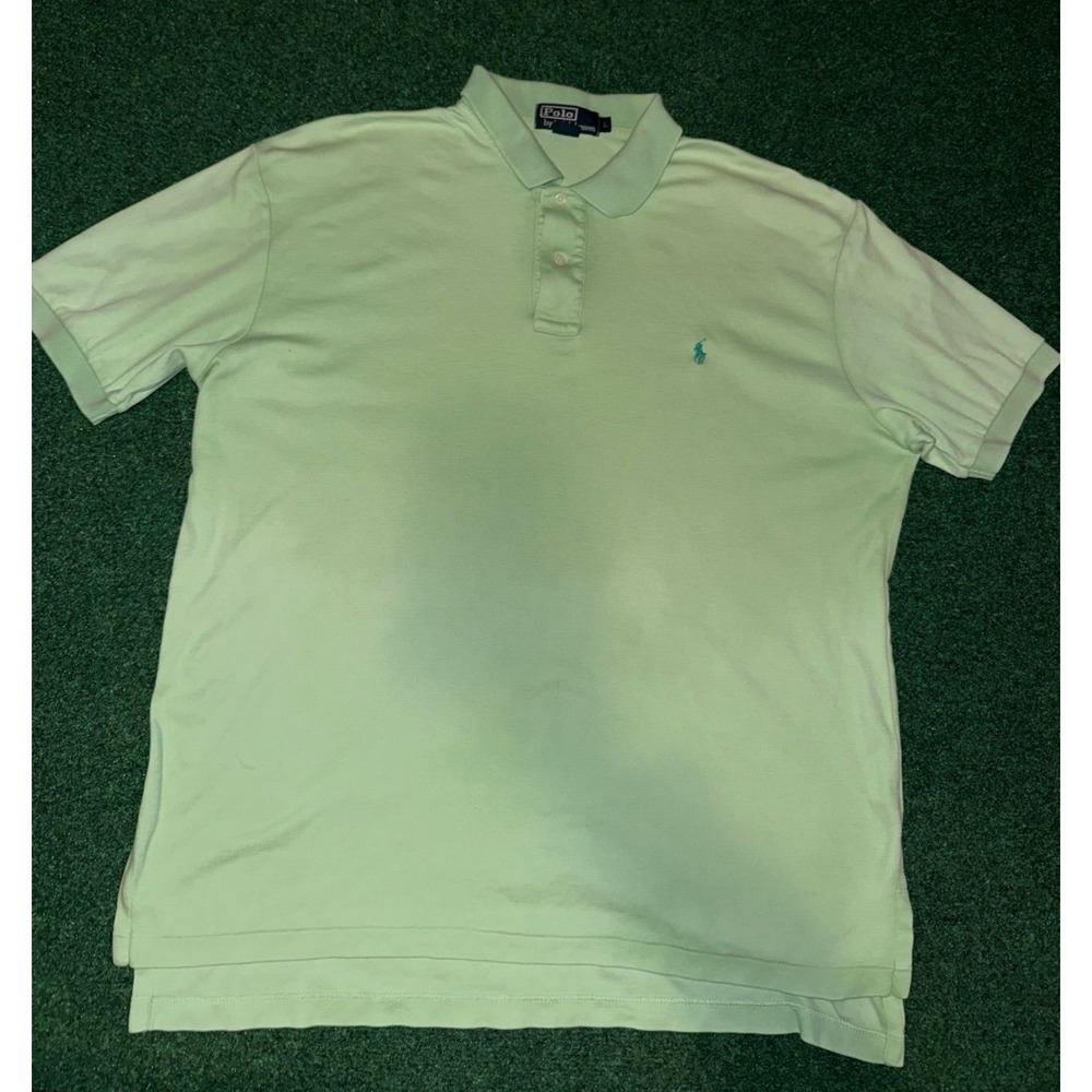Polo‎ Ralph Lauren polo Green Men's shirt Size Large